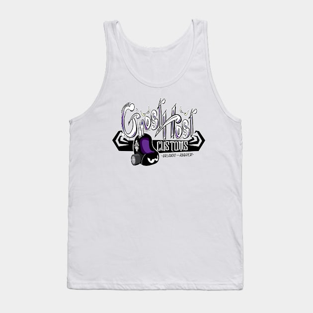 Ghost Host Customs - Haunted Mansion - Halloween Tank Top by WearInTheWorld